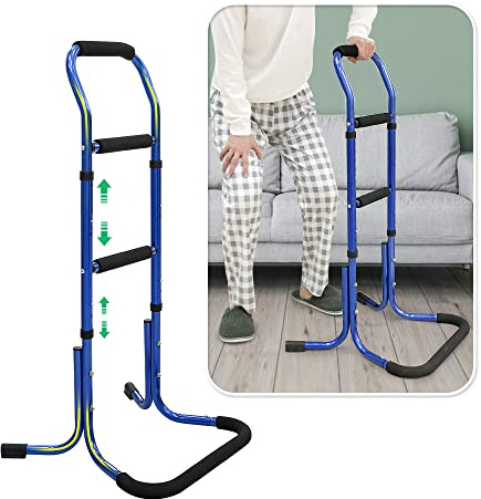 Asistente de soporte para silla para personas mayores Barandillas de cama Asistente de seguridad para adultos Elevador de silla Bastón de cama para personas mayores Barra de asistencia para cama Bar