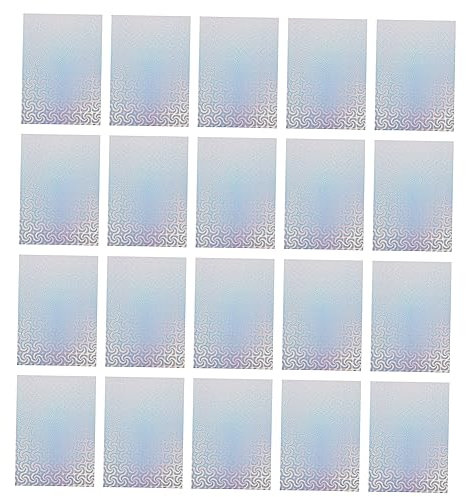 BELLIFFY 24blätter Holographische Vinyl Aufkleber wasserdichte Klebefolie Selbstklebende Dekorationsfolien Für Kreative Bastelprojekte Für Personalisierte Designs