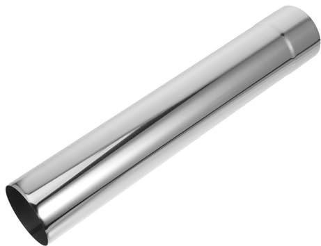 TOYANDONA Tuyau De Cheminée Acier Inoxydable Rallonge Droite pour Réchaud De Tente Connexion Murale Accessoire De Camping
