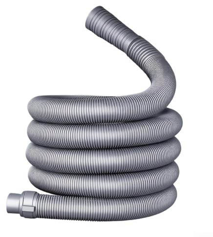 Manguera de drenaje general para lavadora y unidad de CA, tubo flexible de EVA (antitorceduras) con conectores para reparación de electrodomésticos (8 m)