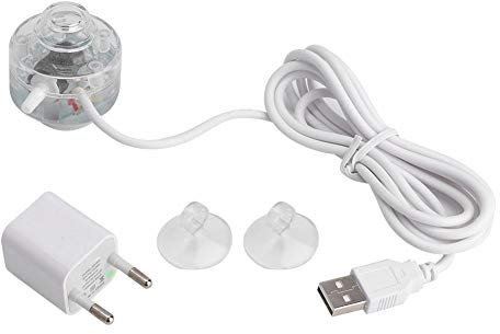 Aquariumbeleuchtung Sauerstoffstein Aquarium Light Bunte Aquarium Bubbler Light Aquarien Beleuchtung Unterwasserbeleuchtung Dekoration für Fisch Tank Aquarien(EU Plug)
