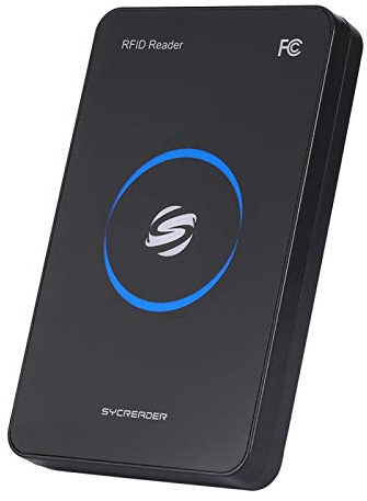 RFID Reader, 13.56MHZ Contactless HF RFID Smart IC USB Card Reader Access Control Card Reader for one MF1 S50 S70