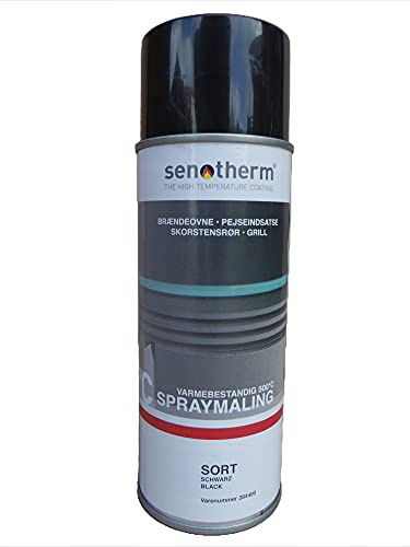 Weilburger Senotherm schwarz matt Ofen Lack hitzebeständig für Contura 400 ml