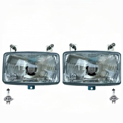 Mlx MelTruck 2x H4 Scheinwerfer 12V/24V Fernlicht Abblendlicht für Traktor Deutz-Fahr Hurlimann Lamborghini Same IP54 E8