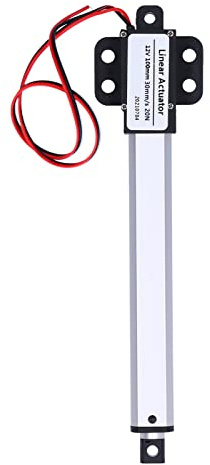 Attuatore lineare, asta di spinta elettrica con motore al pollice 100 mm, tensione di ingresso 12 V e basso rumore, utilizzato per tavolo elevatore elettrico(30mm/s‑20N)