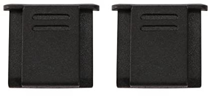 VGOL Lot de 2 capuchons de protection anti-poussière en plastique pour griffe d'appareil photo Nikon Z7 Z6 D5 D4s D4 D850 D810 D5500 D5300 Noir