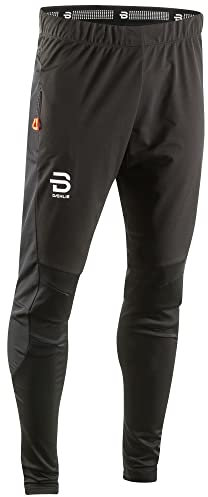 B DÆHLIE Daehlie M Pants Flow Schwarz - Warme atmungsaktive Herren Skilanglaufhosen, Größe XL - Farbe Black - Snow White