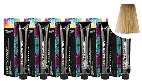 PostQuam - Pack de 6 Tintes de Peluqueria Profesional de Elevado Poder Cubriente | Tinte Permanente 100% Cobertura de Canas Garantiza Color Natural Uniforme y Duradero - Más de 90 Colores Disponibles