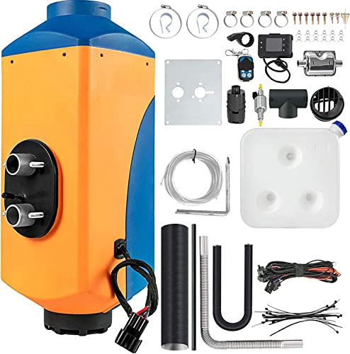 HACLEN 8KW Standheizung 24V Standheizung Diesel Fernbedienung mit LCD-Schalter kompatibel mit Auto LKW Wohnmobil Boot Bus -8KW-24V