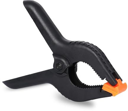 G4GADGET 6 Inch Heavy Duty Plastic Spring Clamp - Quick Grip Clamps for Arts, Crafts, Photography Studios, Muslin Backdrops, and Professional Use