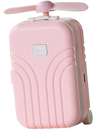 Yardenfun Battery Operated Fan Portable Handheld Mini Fan for Home Office School Led Mirror