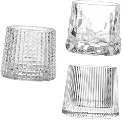 MAGICLULU Beer Mugs Crystal Whiskey Glassware Creative Whiskey Glass Unbreakable Glasses Drinking Household Beer Mug