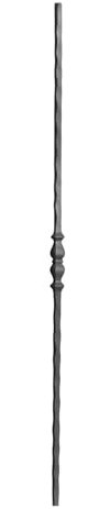 shivler Zaunelemente Gartentor Metallzaun Zäune Zaundekoration Zaunpfosten Balkonverkleidung Set Verschiedene Muster (1000mm - 11.011.01/5 Stück)