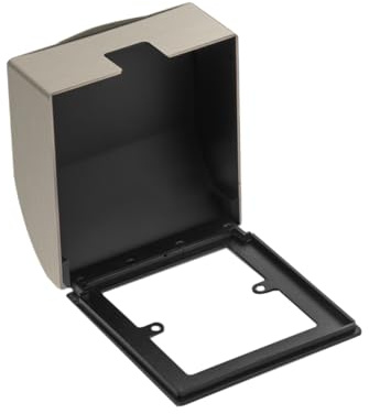 Cabilock Boîte Étanche Acier Inoxydable pour Prise Murale Protection Résistante Au Feu et Aux Intempéries pour Cuisine et Extérieur Cache Prise Murale