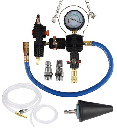 Testeur de pression de liquide de refroidissement - Kit de test de fuite de système de refroidissement universel, appareil de mesure | Équipement de réparation de véhicules à moteur pour