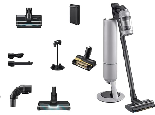 Samsung Aspiradora de mano inalámbrica BESPOKE AI Jet CompleteClean VS80F28EFP/WD 770 W, sin bolsa