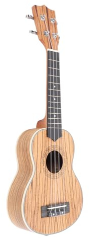 SEAFRONT Ukulélé 21 Pouces, Instrument de Musique Portable en Bois, Ensemble de 4 Cordes pour Débutants et Amateurs de Musique