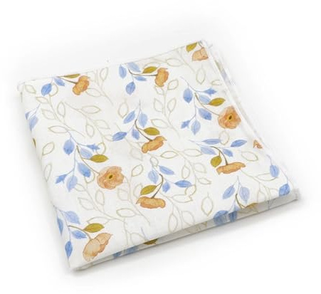SDIUAKBV Herrkostym väska klassisk bomullsduk för män, 24 cm, elegant fyrkantig blommig ficknäsduk för fest, Färg 10, One size