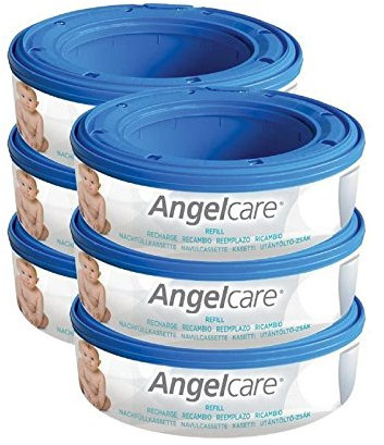 Angelcare Nachfüllkassetten 6 Pro Packung - Packung mit 4