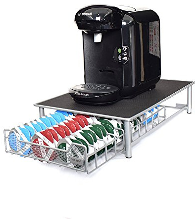 EVER RICH ® Tassimo Pod Holder T-Disc Coffee Capsules Bosch Tassimo Stand and Pod Storage Drawer Anti-Vibration Design