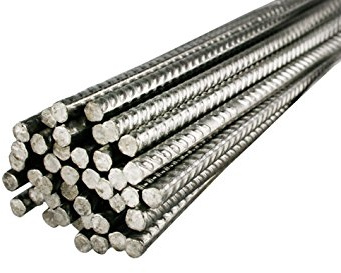 Fuchs Design 10 Stycke Armeringsjärn Inoxripp ribbed 2 m längd 6 mm