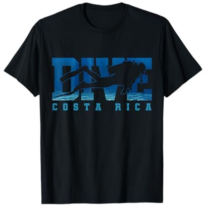 Costa Rica Taucher-Souvenir, Geschenk für Taucher T-Shirt
