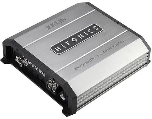 Hifonics ZXT3000/1 | Amplificatore Mono Ultra Class D con 1 x 3300 Watt/RMS | ZEUS EXTREME SERIE