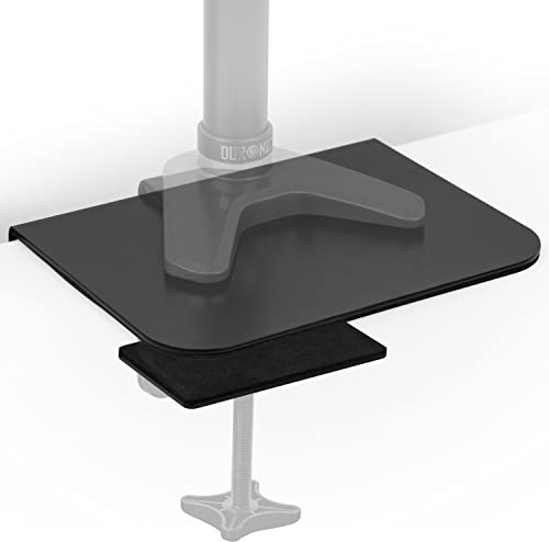 Duronic DMSC1 Placas de Refuerzo de Acero Sólido para Montaje en Escritorio | Para Soporte de Brazo para Monitor | Instalación de abrazadera Cprotege y refuerza Escritorio Frágil