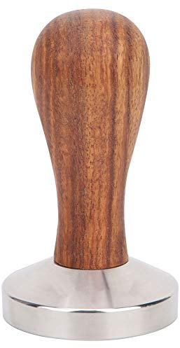 UPQRSG Kaffeestampfer, Edelstahl, Schöne Muster, 58 mm Tamper, Schwerer, Dicker, Gewaschener, Ergonomischer Griff, Schöne Muster, Kaffeepresse, für Zuhause, Büro(Quirl)