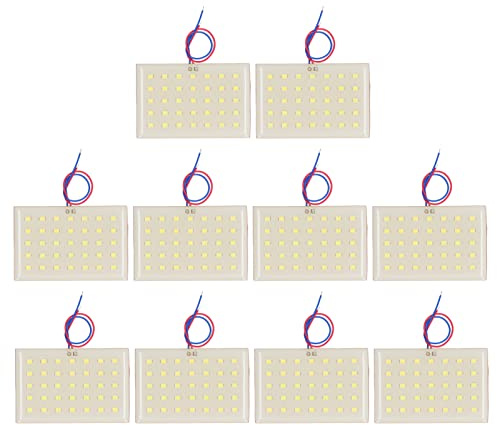 ANKROYU 10 piezas 5W 3.2V 3.7V SMD LED tablero de lámpara, panel de tablero de bombilla de lámpara LED SMD, panel de lámpara LED SMD de alto flujo luminoso para componente