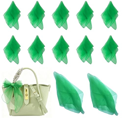 Norhogo Juggling Danse des Foulards Lot de 12 (45cm), Vert