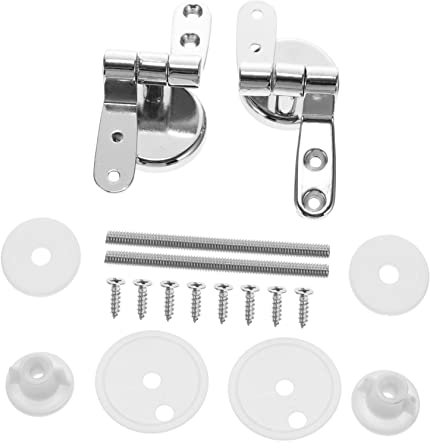 UKCOCO 1juego Bisagras De Asiento De Inodoro Tornillos Rápido Liberación Accesorios Para Tapa De Inodoro Fácil Instalación y