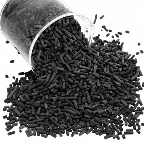 Topolenashop Carbone Attivo per Filtro Acquario 150 g – Carbone Filtrante Granulare in Sacchetto a Rete per Acqua Dolce e Salata, Purificazione e Riduzione Odori