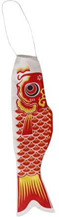 Homoyoyo Banderole Carpe Japonaise Koinobori Rouge Décoration Extérieure Étanche Suspendue Pour Jardin Et Bateau