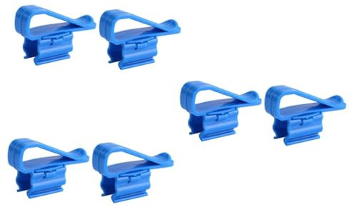 VICASKY 3sets Aquarium Filtration Hose Holder Water Tube Clamp for Fish Tank Easy Attach Clean Pump Fixing Clip 2pcs*3