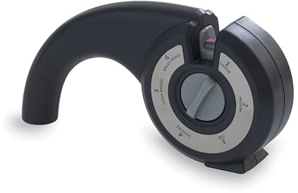 Lacor 39262 - Afilador de Precisión 6 en 1, Carburo de Tungsteno y Cerámica | Para un uso práctico y profesional en cocina; agarre ergonómico, ideal para cocina profesional y uso diario en casa