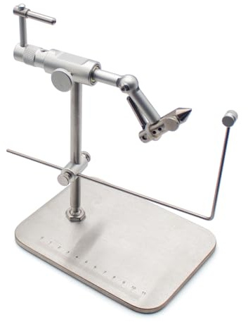 Toplionace étau Professionnel Rotatif à 360° pour Montage de Mouches avec Base en Acier Inoxydable - Outil de Montage D'hameçons Haut de Gamme