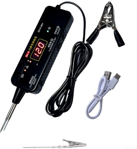 Digital Multimeter Test Pen, 12V 36V Automotive Circuit Tester with LED Light Power Voltage Notification Continuity Check