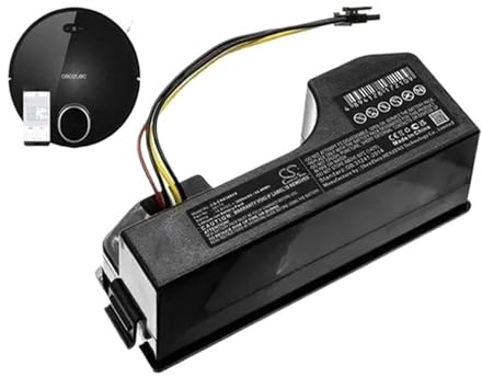 LXZNRQU Batería de Robot Aspirador de Alta Capacidad 14,4V 6800mAh, Compatible con Cecotec Conga 3090 3091 3092 1690 1890 2090 - Pack de Repuesto de Tiempo de Autonomía Extendido(7800mAh)