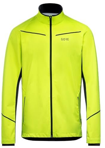 GORE WEAR Herren R3 Infinium Partial Jacke, Neon Yellow/Black, L EU