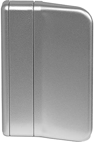 CC-Shopping - Balkontürgriff 911 eckige Ausführung - Kunststoff UV-stabilisiert - für den Außenbereich inkl. 2 Montageschrauben, 70x45x13 mm - (Sîlber)