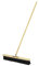 Fofo' - scopa industriale coccio di legno piumata completa di manico in legno spessore mm.28 cm.40