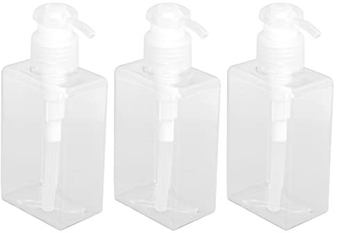 Distributeur de Lotion 3 pièces, Distributeur Gel Douche,150 ML de Savon à Vaisselle Bouteille Pompe Bouteilles distributeurs de Savon pour Cuisine et Salle de Bain pour Savon à Vaisselle de Cuisine