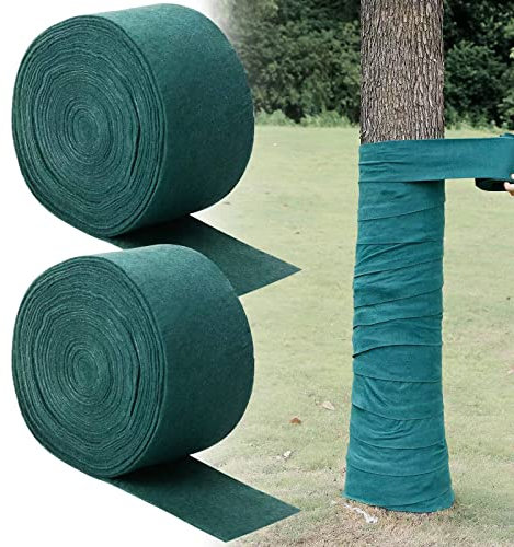 iBamso Involucro Protettivo per Alberi, Copertura per Piante a Prova di Inverno, Benda per Piante Arbusto Tronco d'Albero per Mantenere Le Piante Arbustive Calde e Idratanti,2 Rotolo da 17.5 m