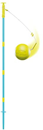 Swingball 7290AM 2 in 1 Multiplay, Tennisspiel, Fußballspiel, für Kinder ab 4 Jahren, Outdoor-Spiele, Gartenspiele