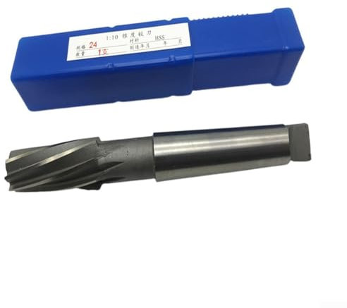 1 Stück 1:10 Morsekegelreibahle Konische Spannspirale Reibahle HSS 22/24/26/28/30 mm (24 mm)