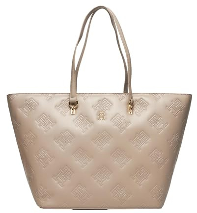 Tommy Hillfiger AW0AW15726PKB TH REFINED TOTE MONO Beige