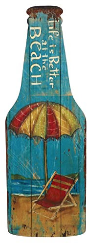 Auflistung der Bierflaschen Bierflaschen-Anhänger Langlebige Holzdekoration Ornament Wand anhänger Vintage Flaschenverzierung hölzern schmücken Retro-Flasche Dekorationen