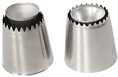 Boquilla de Horno 2pcs Puntas de TuberíA de Crema Sultan Kits de Molde de Molduras DecoracióN de Pastel Accesorio Para Hornear
