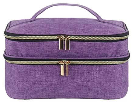 Humkopnl Organisateur De Sac À Couture Étanche | Boîte À Couture Double Couche pour Fournitures | Boîte De Rangement D'accessoires De Couture De Grande Capacité pour Ranger Les Aiguilles À Fil